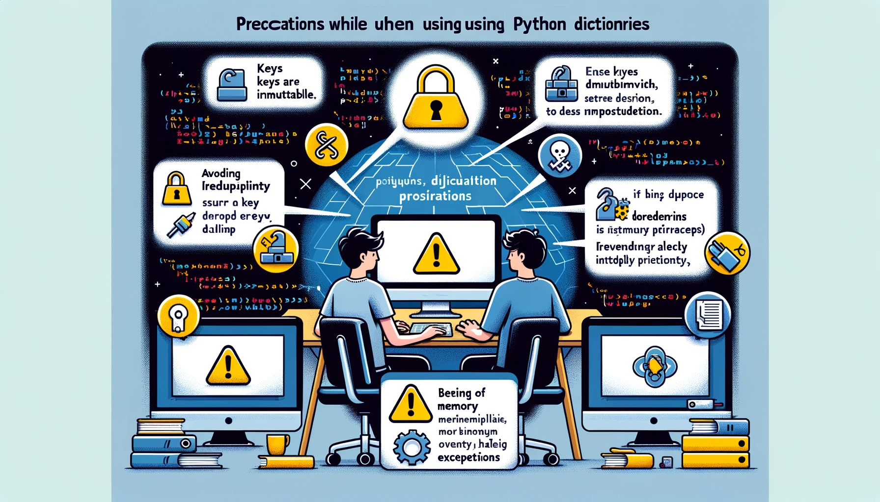 Python辞書を使用する際の注意点