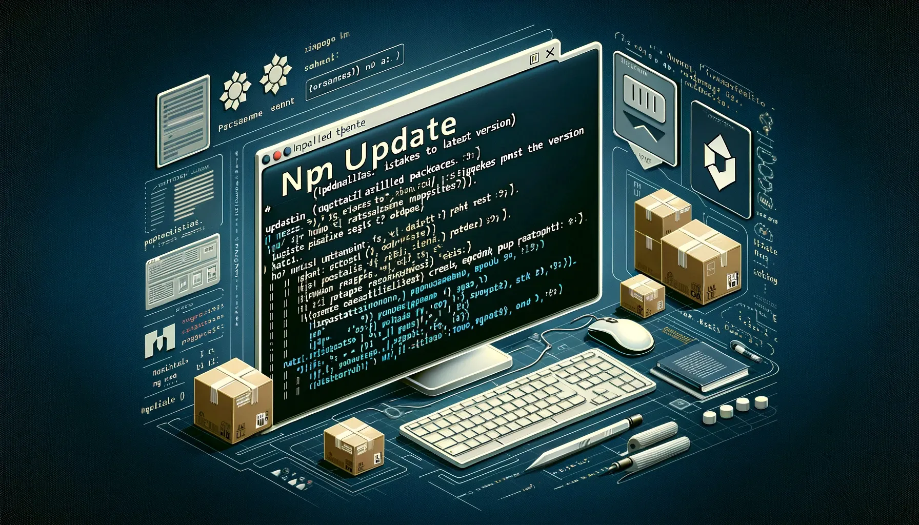 【npm update】インストール済みパッケージのバージョンを最新に